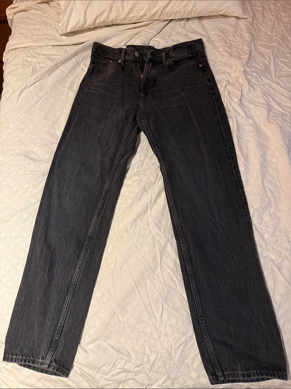 H&M Black Relaxed fit Jeans